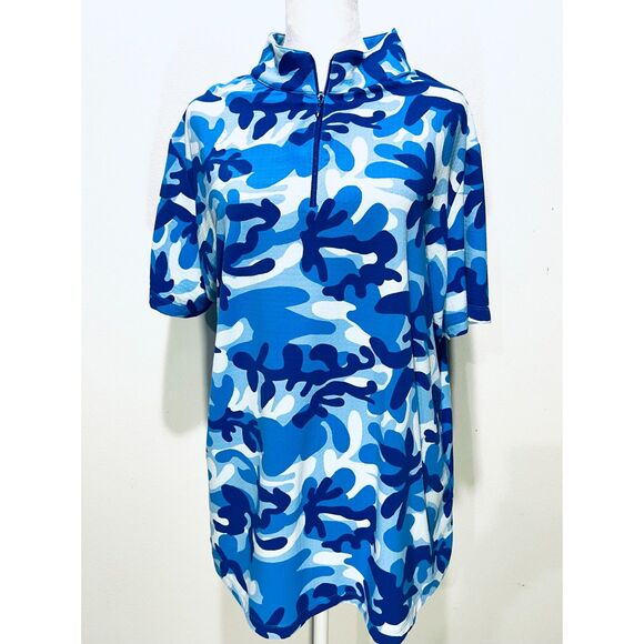IBKUL performance outdoor camo shirt UPF 50+ quick dry cool feel airy women XXL - Picture 1 of 6
